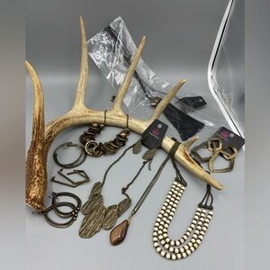 Brass Nine Piece Bundle Jewelry Set-Box 2